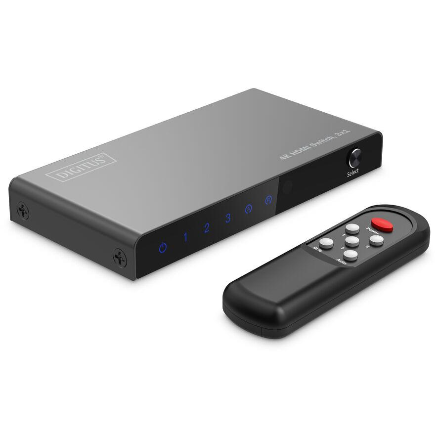 4K HDMI SWITCH 3X1 3X1 HDMI SWITCH 4K/60HZ HDCP 2.3 (DS-55331)