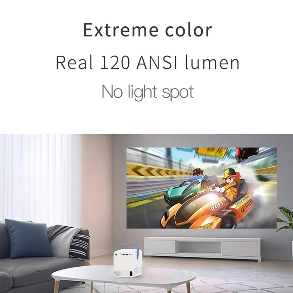 NNEIDS Intelligent Portable Hd 4K Projector