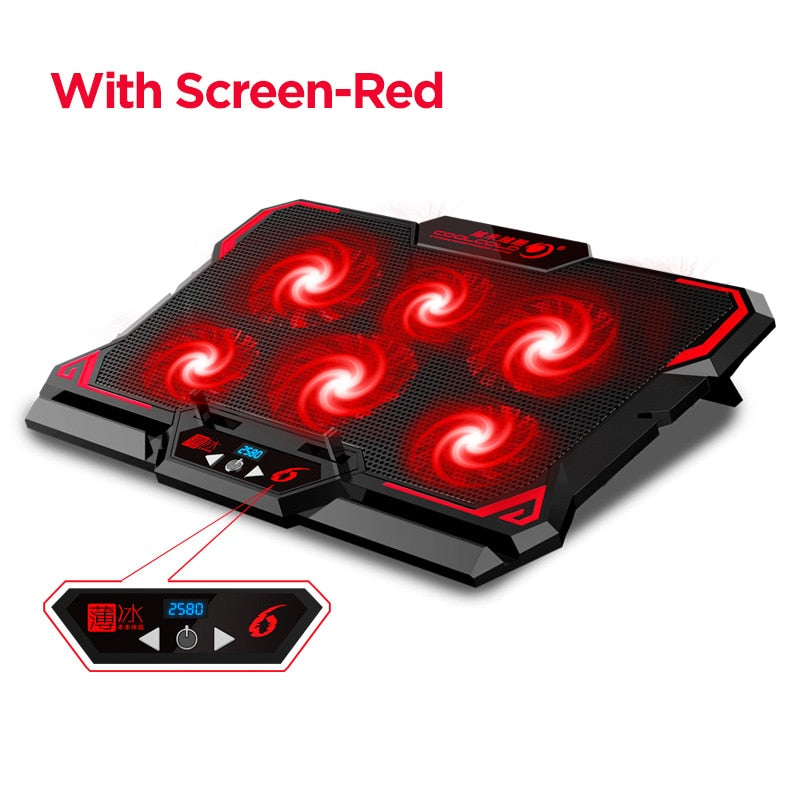 NNEOBA 17inch Gaming Laptop Cooler Six Fan