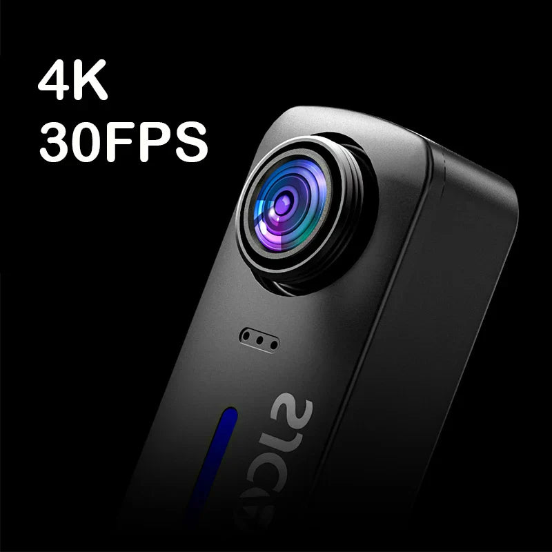 4K Action Camera EIS Stabilization Black
