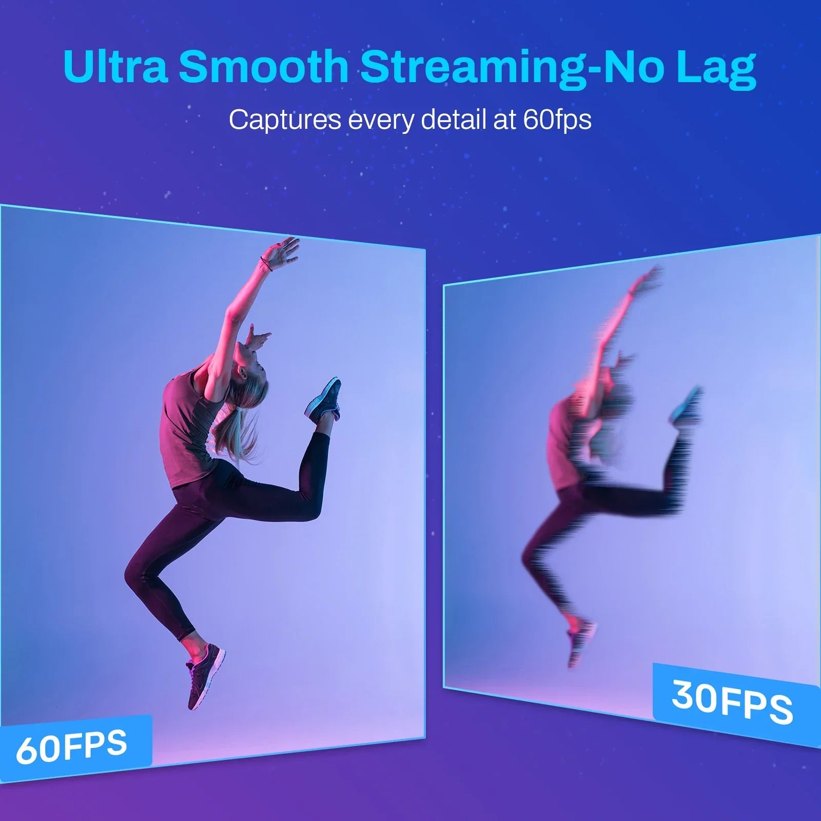 4K Streaming Webcam with Autofocus Black